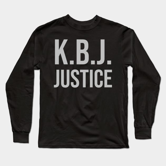 Ketanji Brown Jackson - KBJ Justice Long Sleeve T-Shirt by UrbanLifeApparel